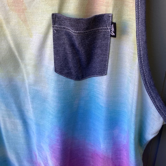GROM Tie-dye Tank Big Boys Surf Style - Picture 2 of 4
